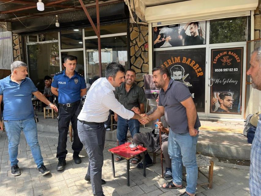 Dicle Kaymakamı Atış’tan esnafa ziyaret 1