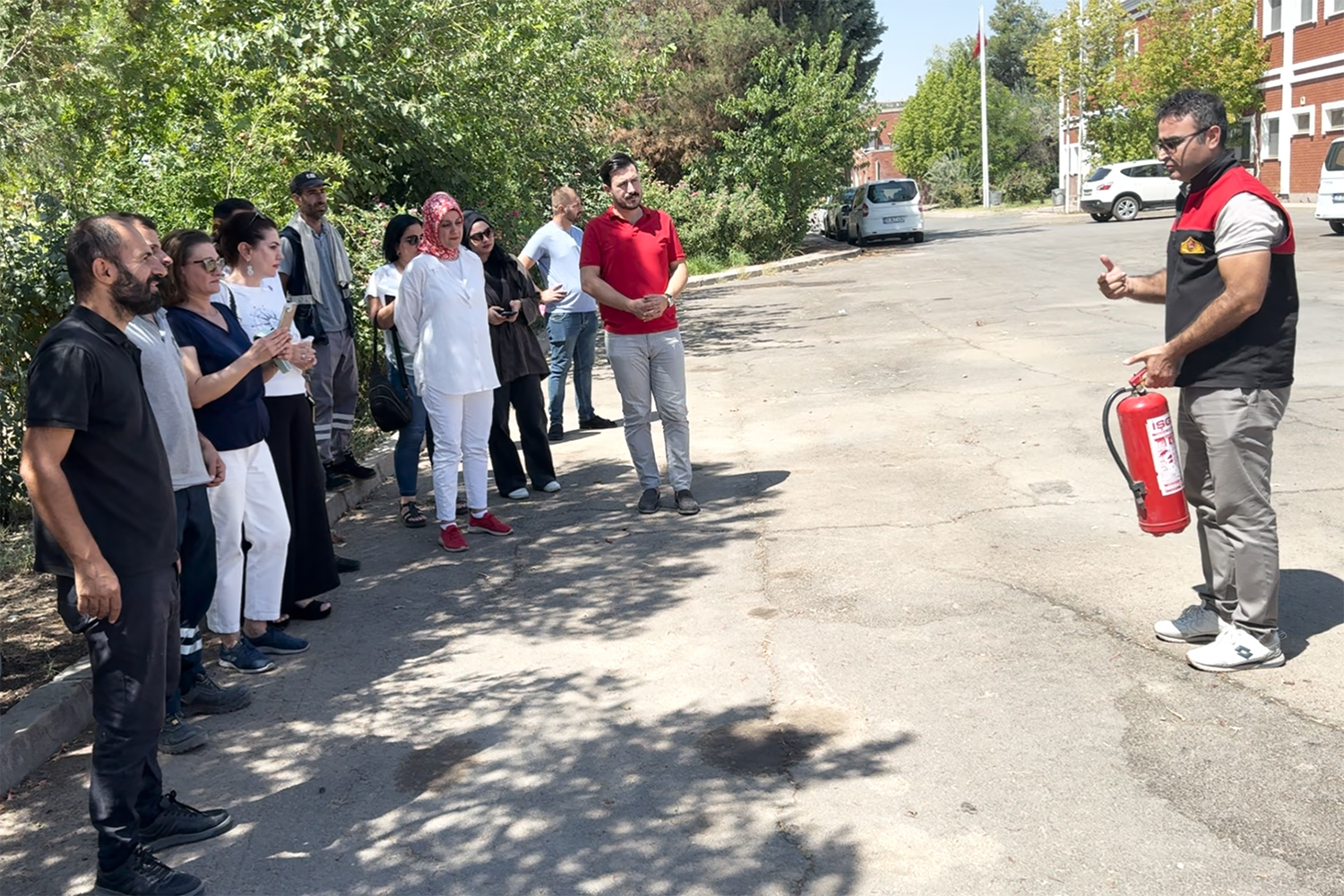Diyarbakır’da DİSKİ personeline yangın tatbikatı  3
