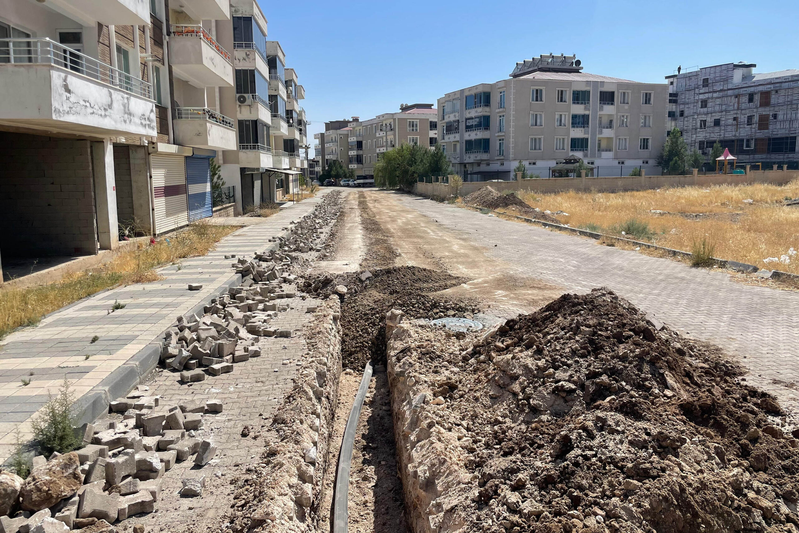 Diyarbakır Ergani’de 84 haneye içme suyu bağlandı-1