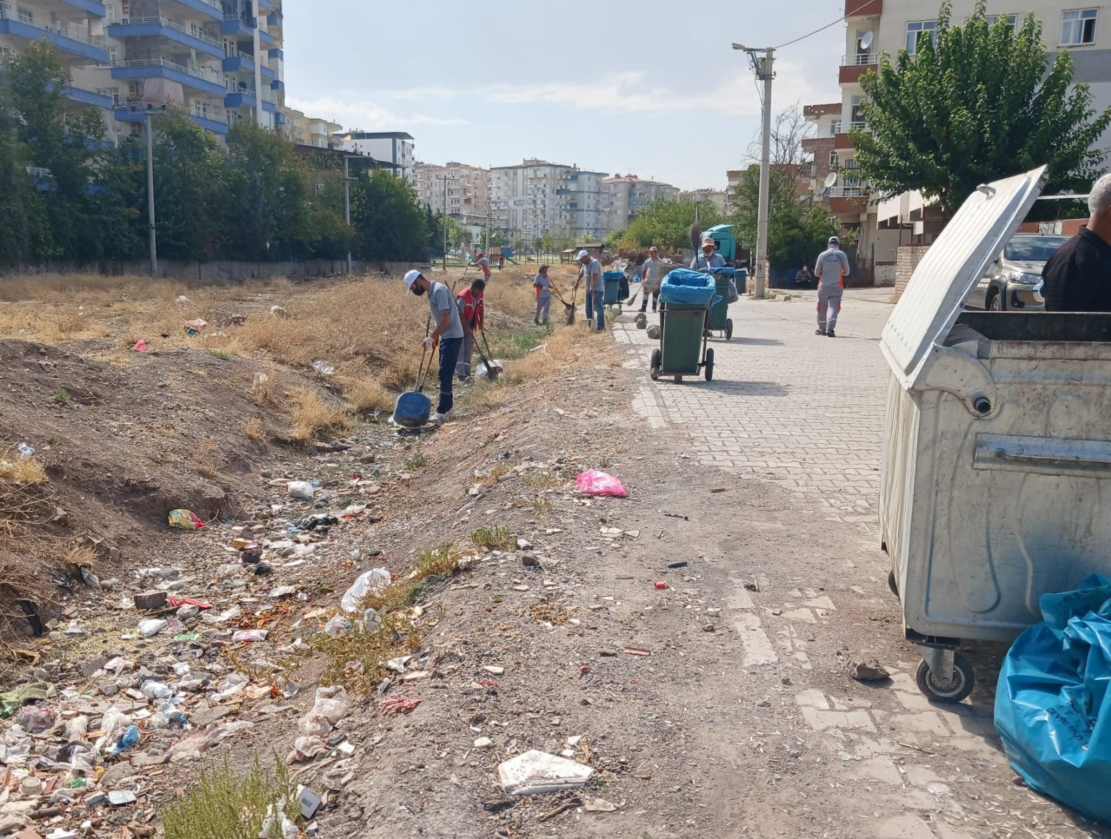 Diyarbakır’da ıslah öncesi temizlik çalışması yapıldı 1