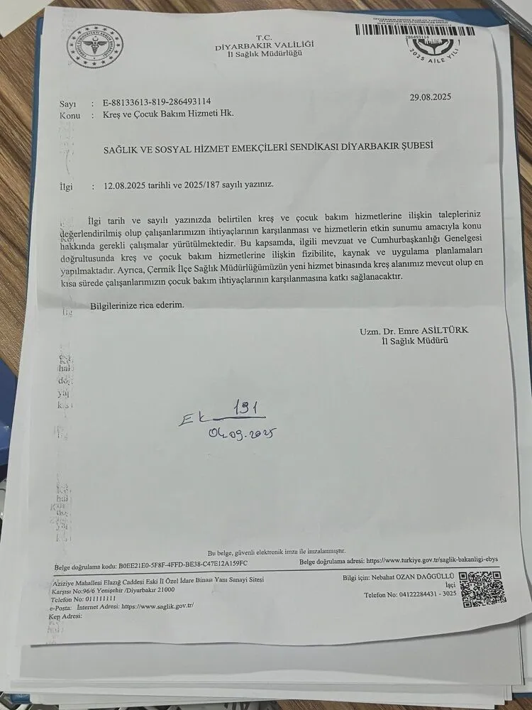 Diyarbakirda Bir Ilk O Hastanede Kres Acilacak