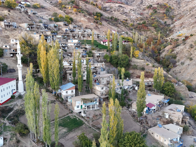 Asırlık Kerpiç Evlerin Renk Cümbüşü