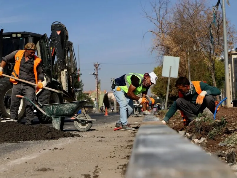 Karacadağ Caddesi Yenileniyor2