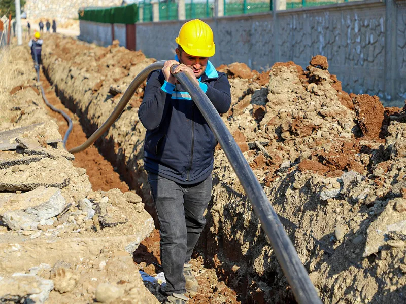 2 Bin 500 Metrelik Yeni İçme Suyu Hattı