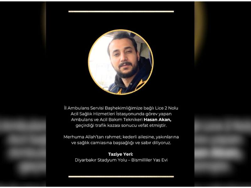 Diyarbakır’da Kaza Sağlık Personeli Yaşamını Yitirdi2