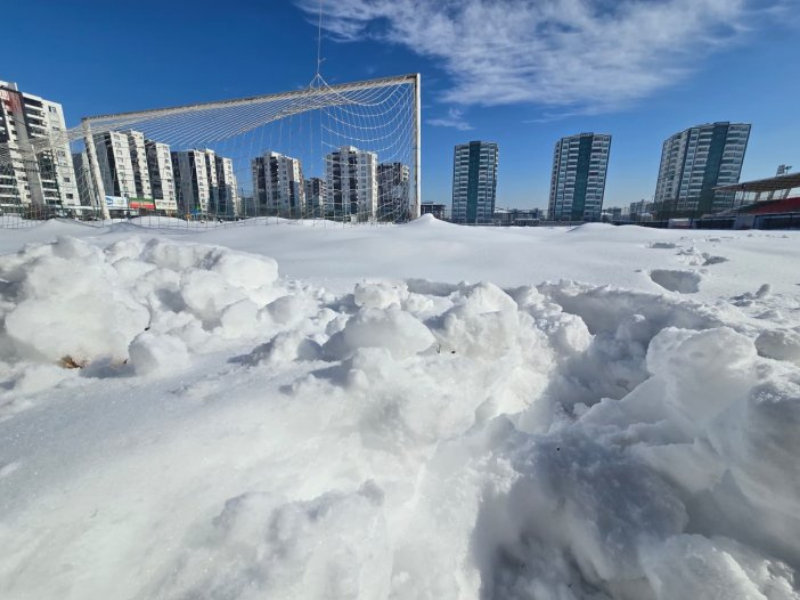 Şehmus Özer Tesisleri Kar Altında